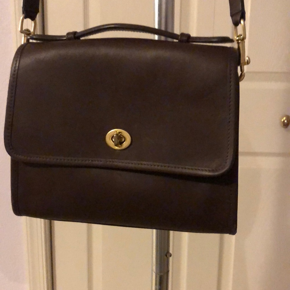 Coach Court Bag Mahogany (authentic) Classic
